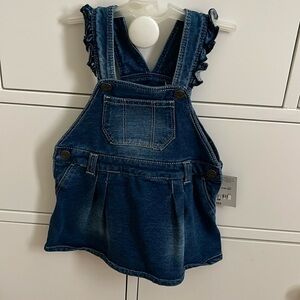 BABY GIRL OVERALL JEAN SKIRT